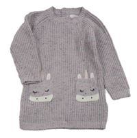 Fialovo-barevné žinylkové šaty s jednorožci Primark