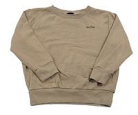 Béžová mikina s nápisom Next