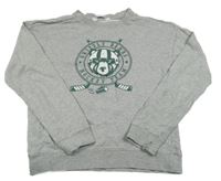 Sivá mikina s medvedíkom Mango