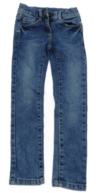 Modré plísňové skinny rifle S. Oliver 