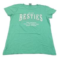 Zelené tričko s nápisom Page one young