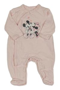 Světlerůžový overal s Mickeym a Minnie Orchestra + Disney 