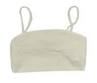 Biely crop top SHEIN