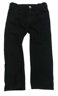 Černé slim fit rifle H&M