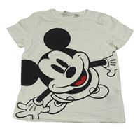 Bílé melírované tričko s Mickey H&M