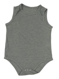 Šedé melírované žebrované body 