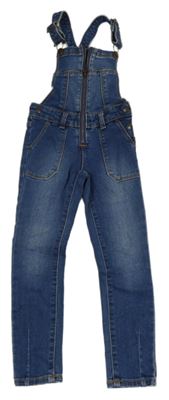 Modré teplákové riflové laclové kalhoty KIABI