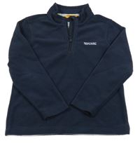 Tmavomodrá fleecová funkčná mikina s logom REGATTA