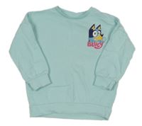 Pomněnková oversize mikina s Bluey s kamarády George