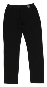 Černé chino kalhoty s logem GUCCI