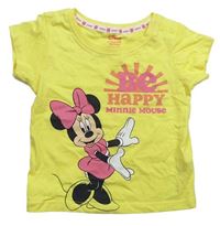 Žlté tričko s Minnie Disney