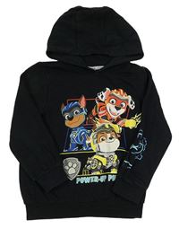 Černá mikina s Paw Patrol a kapucí Nickelodeon