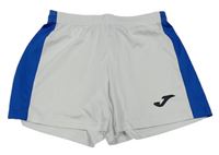 Bílo-modré sportovní kraťasy Joma