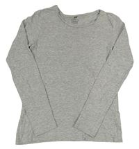 Sivé melírované tričko H&M