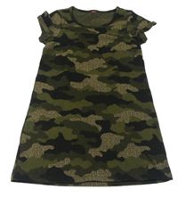 Army trblietavé teplákové šaty