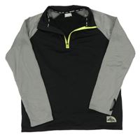 Čierno-sivá športová mikina H&M