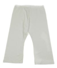 Biele capri legíny Vertbaudet