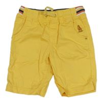 Žluté plátěné kraťasy s úpletovým pasem LC Waikiki