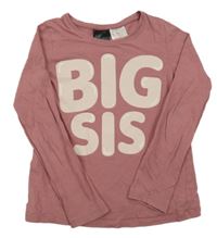 Staroružové tričko s nápisom H&M