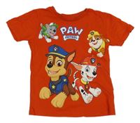 Červené tričko s Paw Patrol Nickelodeon