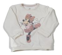 Smetanová teplá mikina s Minnie C&A