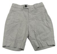 Světlešedé společenské chino kraťasy Next