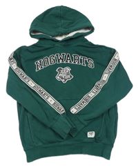 Tmavozelená mikina s nápisom a kapucí - Harry Potter zn. H&M