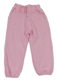 Růžové tepláky Zara