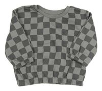 Sivá kockovaná mikina Primark