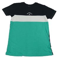 Čierno-zelené tričko Primark