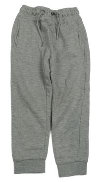 Šedé melírované tepláky Tu