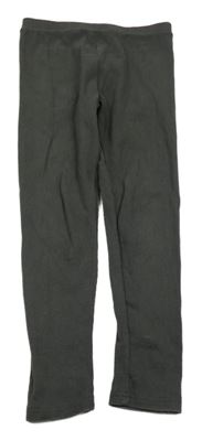 Tmavosivé rebrované legíny Next