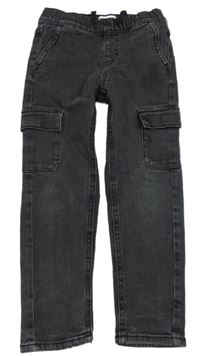 Sivé cargo teplákové rifle Lily & Dan