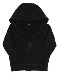 Čierna prepínaci mikina s kapucňou Next