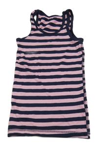 Tmavomodro-ružový pruhovaný top Kiki&Koko