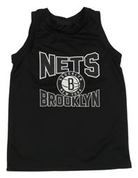 Čierne športové tielko s nápismi a číslem - NBA Primark