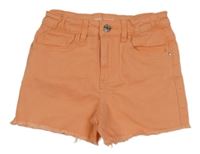 Lososové riflové kraťasy Denim Co.