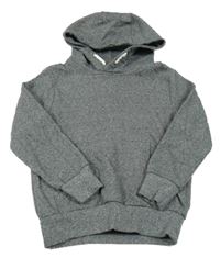 Sivá melírovaná mikina s kapucňou M&S