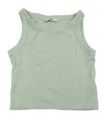 Mitový rebrovaný crop top C&A