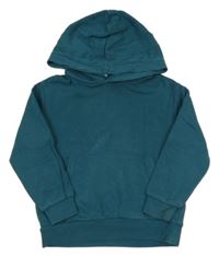 Petrolejová mikina s kapucňou H&M