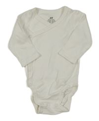 Bílé zavinovací body H&M