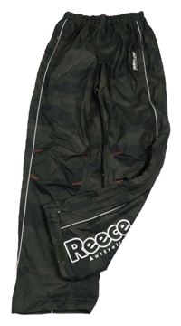 Khaki-army šusťákové kalhoty Reece 