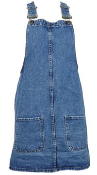 Dámské modré riflové laclové šaty Denim 