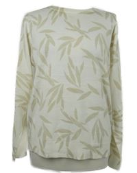 Dámský bílo-béžový vzorovaný lehký svetr Bonmarché 