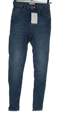 Nové - Dámské modré skinny rifle Savida 