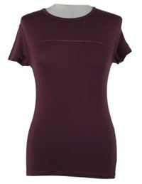 Dámské vínové tričko Amisu 