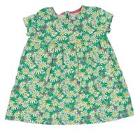 Zelené kvetinové bavlnené šaty F&F