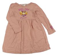 Svetloružové bavlnené šaty s PAw PAtrol H&M