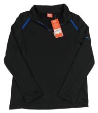 -Nové Čierna športová mikina Slazenger