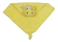 Žlutý sametový usínáček s kravičkou